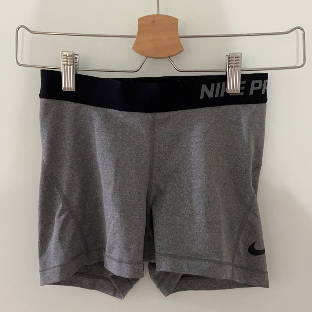 grey nike pros